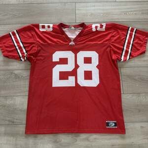 Ohio State Buckeyes Football Jersey Mens XL Red